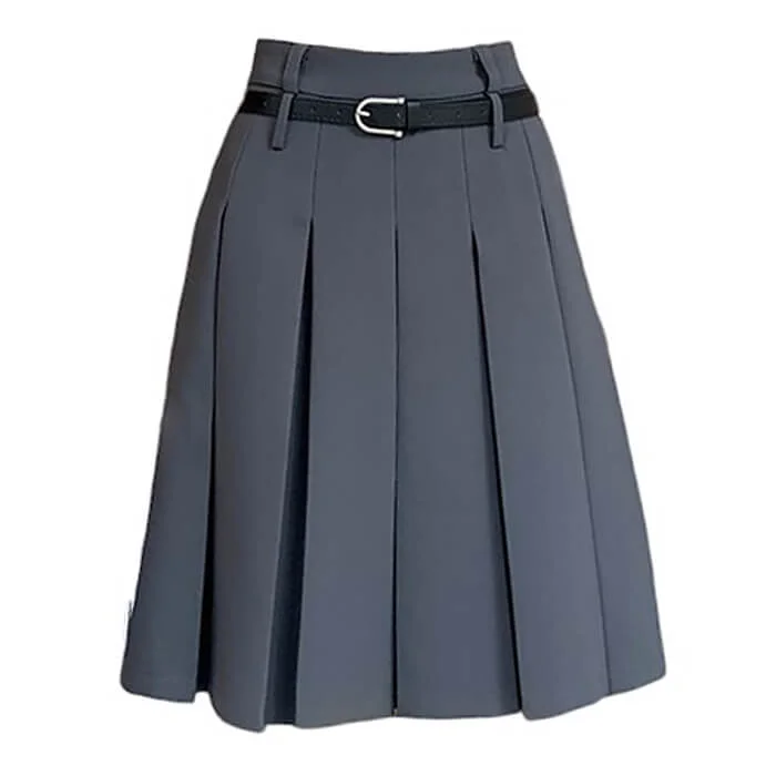 Good Manners Midi Pleated Skirt