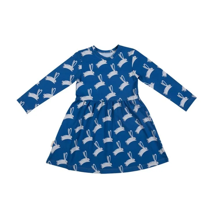 Malinami Long Sleeved Dress - Hare Monaco Blue