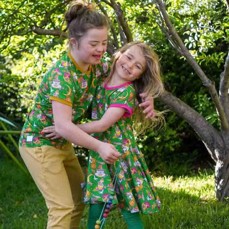 Uddevalla Barn Short Sleeved Dress - Magical Teacups